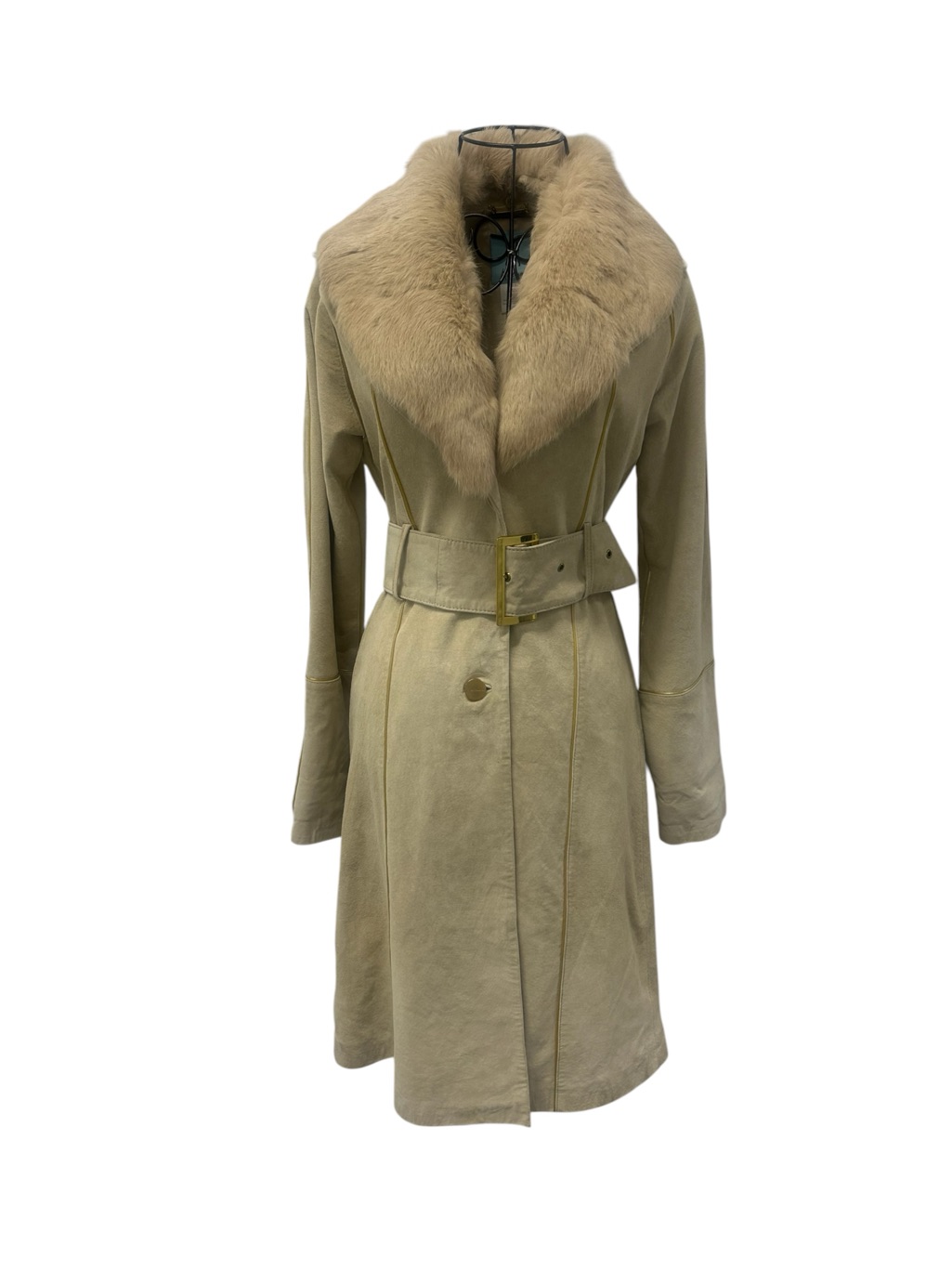 Vintage Marciano 100% Leather 100% Rabbit Fur